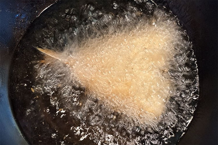 黒ムツフライの調理法