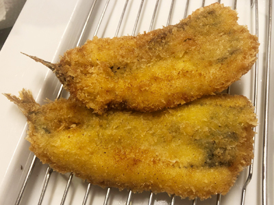 ニギスフライの販売を再開いたしました