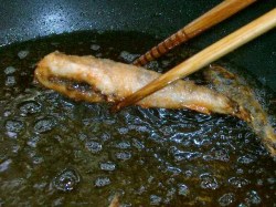 メヒカリ唐揚げの調理法